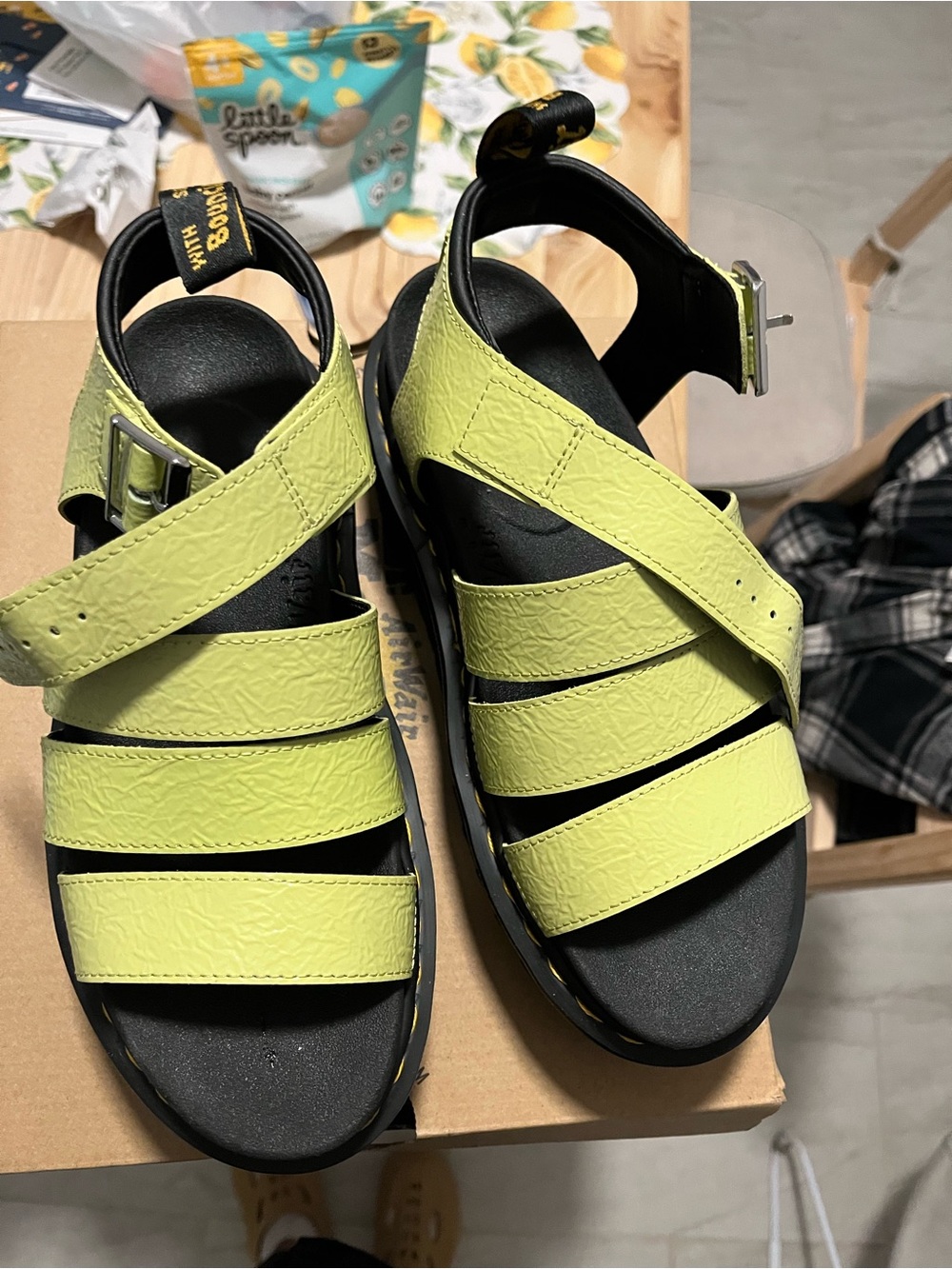 New Dr. Martens Blaire Quad Platform Sandals size 8 - Picture 5 of 8